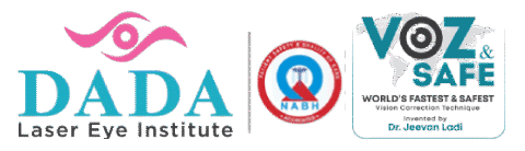 Dada Laser Eye Institute — NABH accredited · VOZ & SAFE